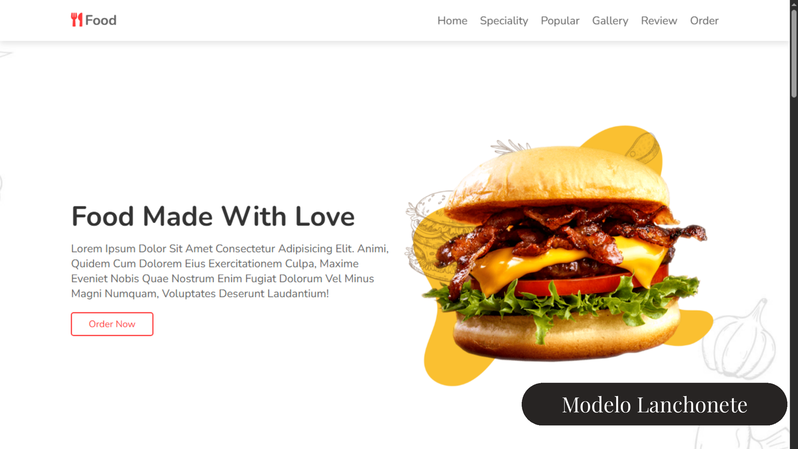 Food - Lanchonete e delivery